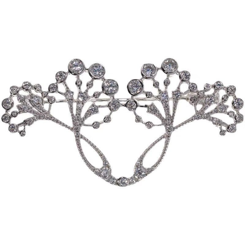 Melody of the Wind, Retro Silver Brooch, Gift for Her/Him